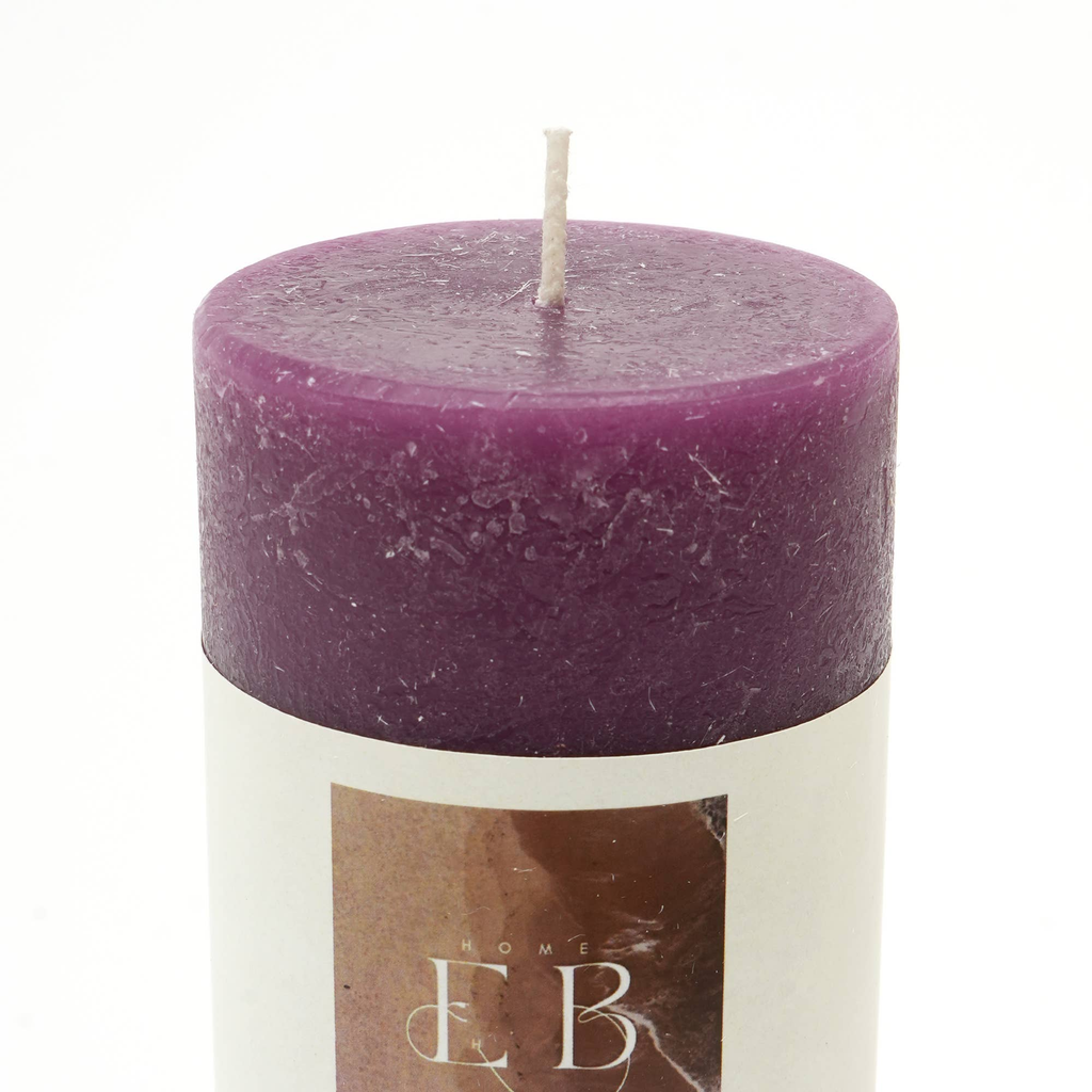 Rustic Pillar Candle 3'x7'