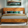 Rorns Bifrost Platform Bed Frame With Headboard for Modern Bedrooms