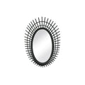 RIKI SMALL BLACK BAMBOO MIRROR