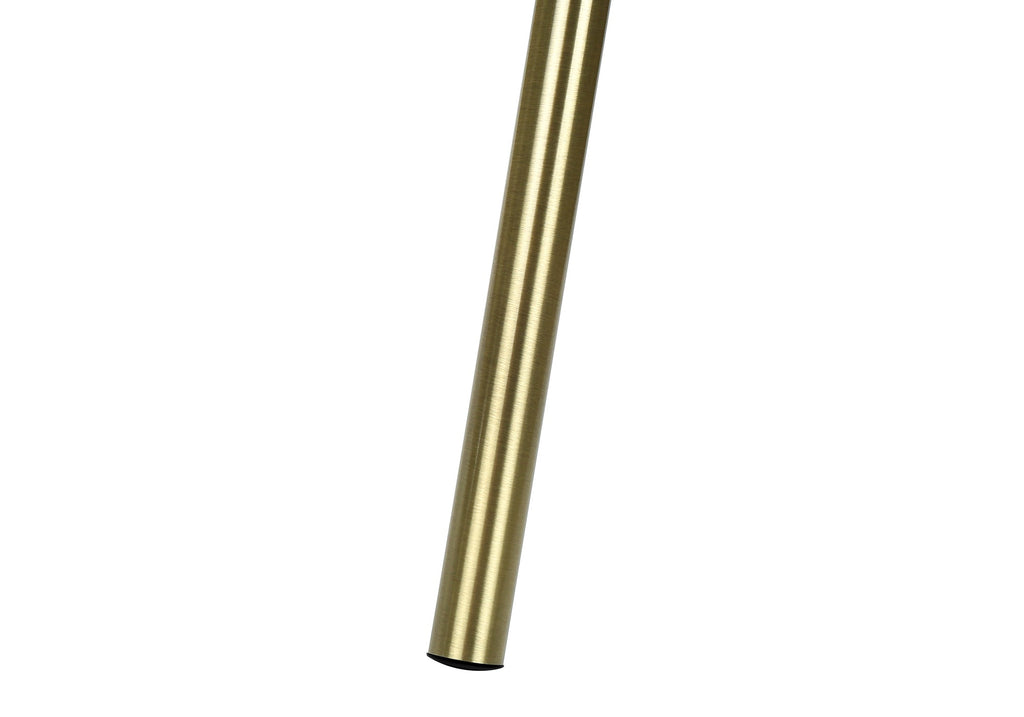 Lighting, 63'h, Floor Lamp, Brass Metal, Ivory / Cream Shade, Contemporary