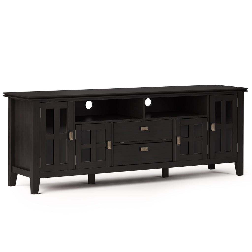 Artisan - 72' TV Media Stand - Hickory Brown