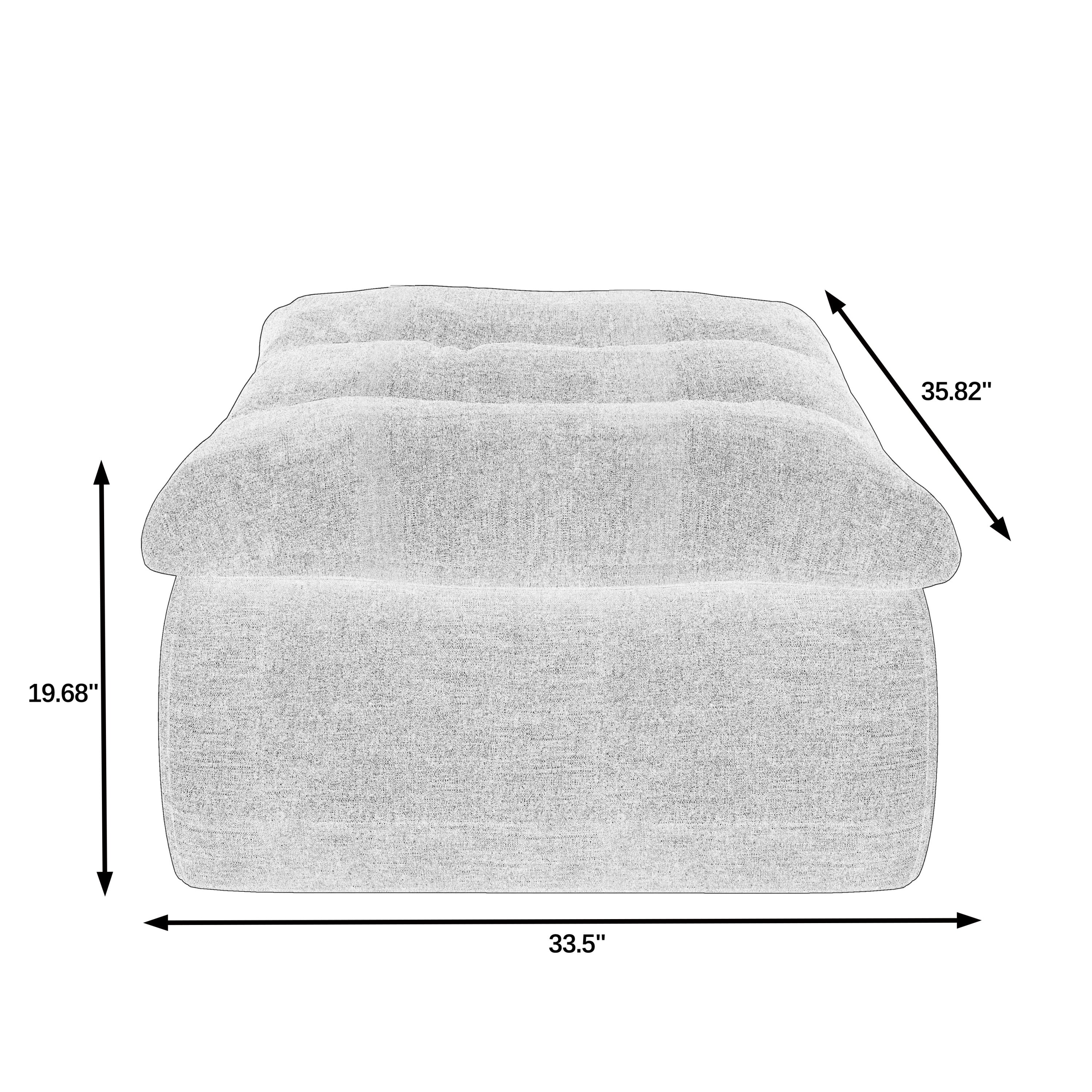 Lazy Floor Sofa,Modern armless and backless sofa chair,Comfy Accent Bean Bag Couch,suitable for living room bedroom office-Yellow