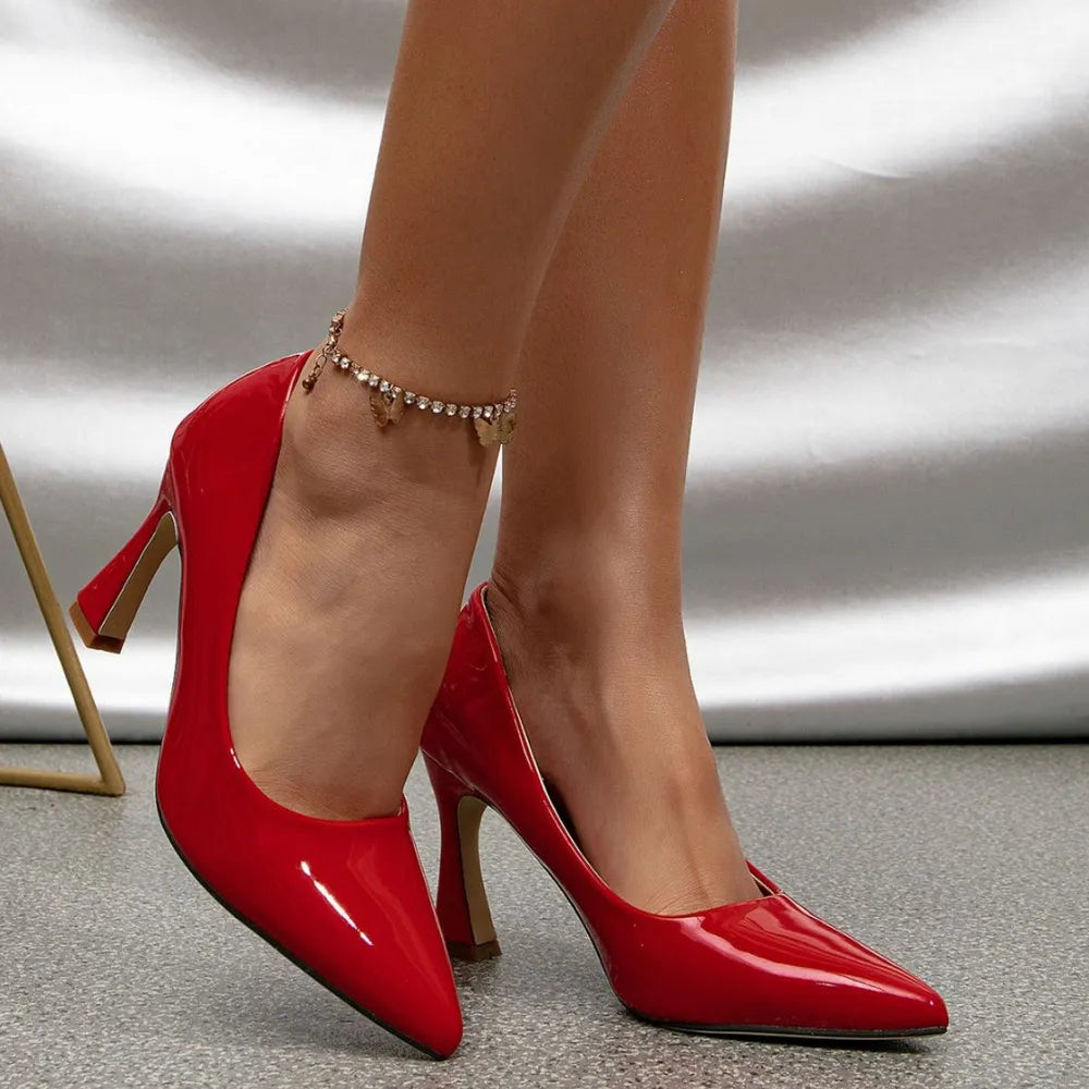 Point Toe Stiletto Pumps