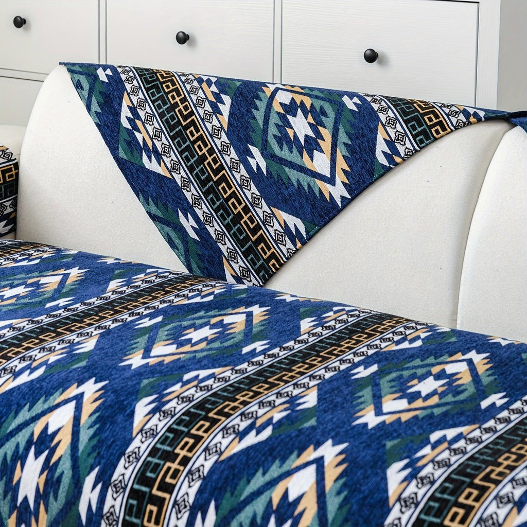 Linen Couch Slipcover | Boho Dog Proof Couch Slipcovers for All-Season