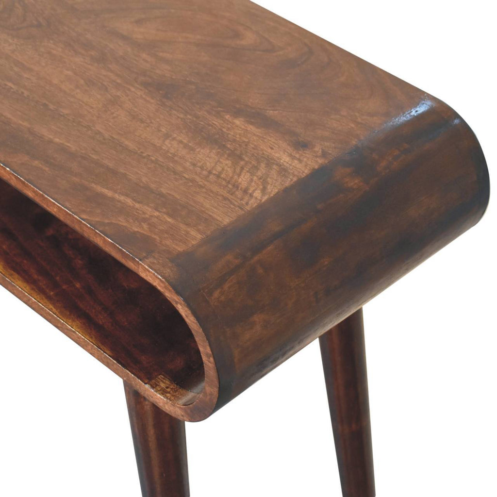 Solid Wood California Walnut Amaya Console Table