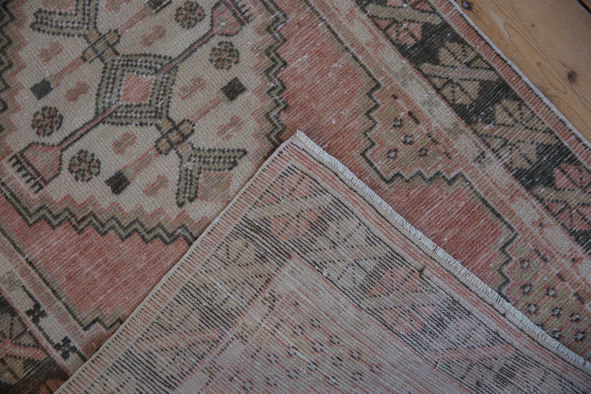 2.5x5 Vintage Distressed Oushak Rug Runner
