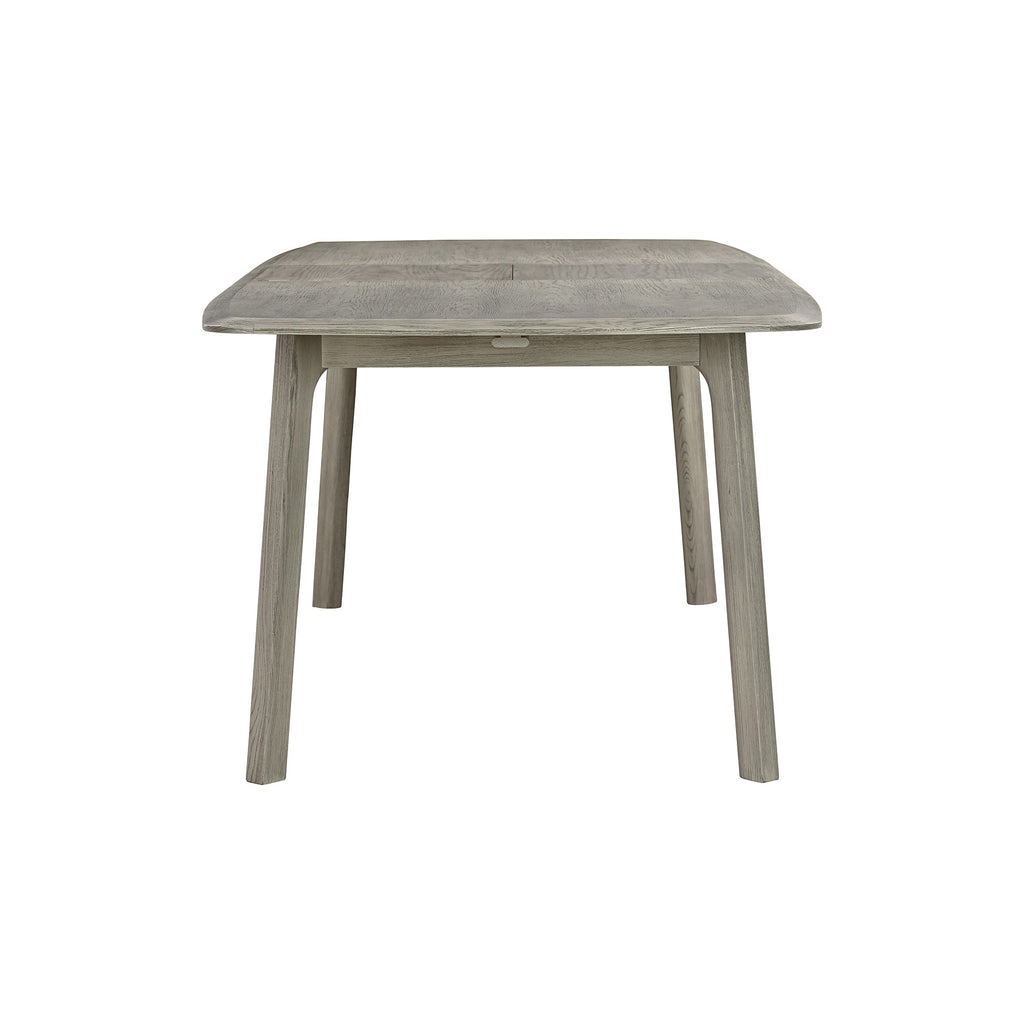 Holland Extendable Rectangle 98' Dining Table in Gray Oak
