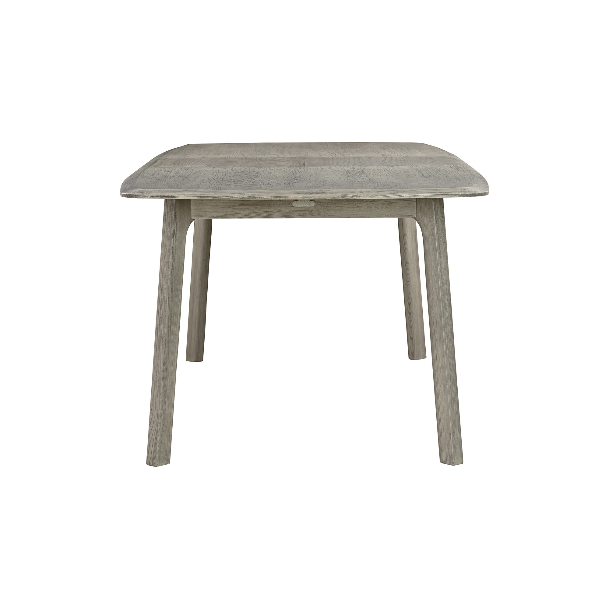 Holland Extendable Rectangle 98' Dining Table in Gray Oak