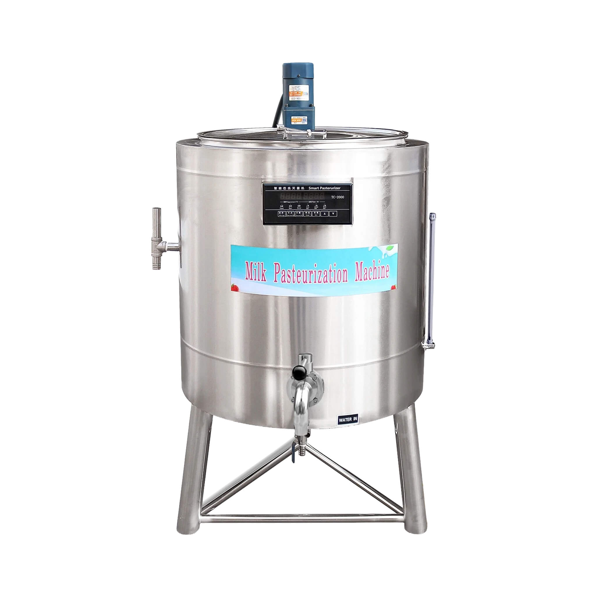 Heavy-Duty Stainless Steel Commercial Milk And Ice Cream Mix Pasteurizer Machine [Without Plug] (SAK81320)