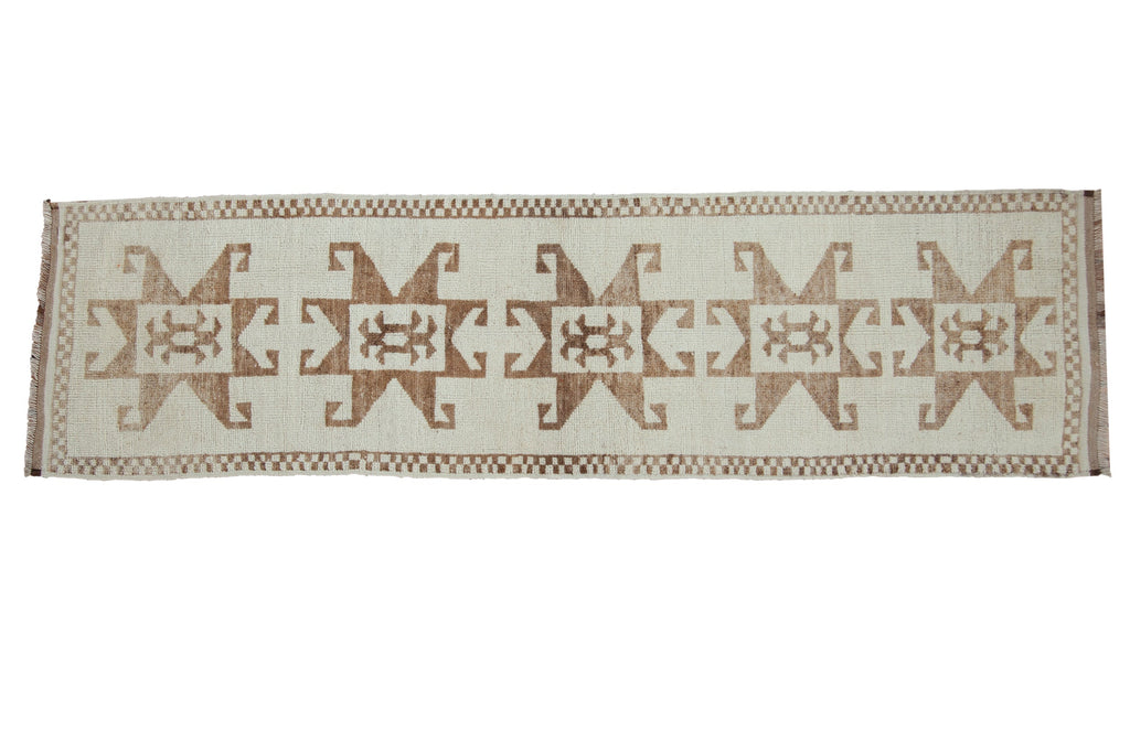 3x12 Vintage Distressed Kurd Rug Runner