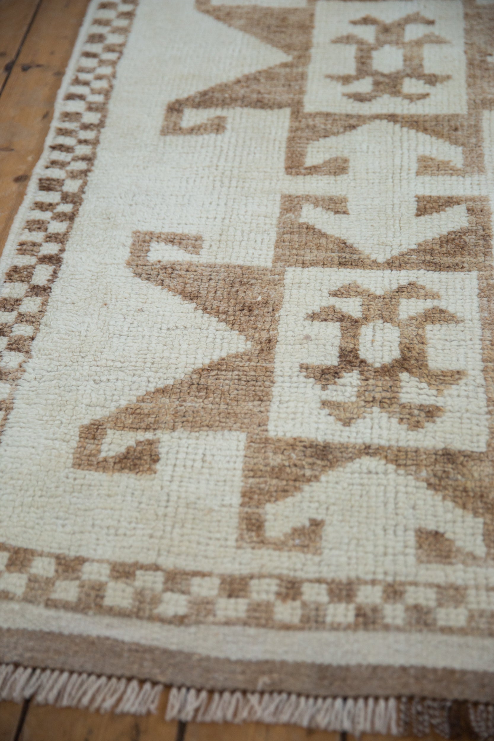 3x12 Vintage Distressed Kurd Rug Runner