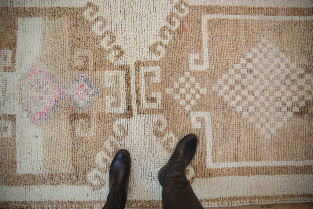 3.5x11 Vintage Distressed Kurd Rug Runner