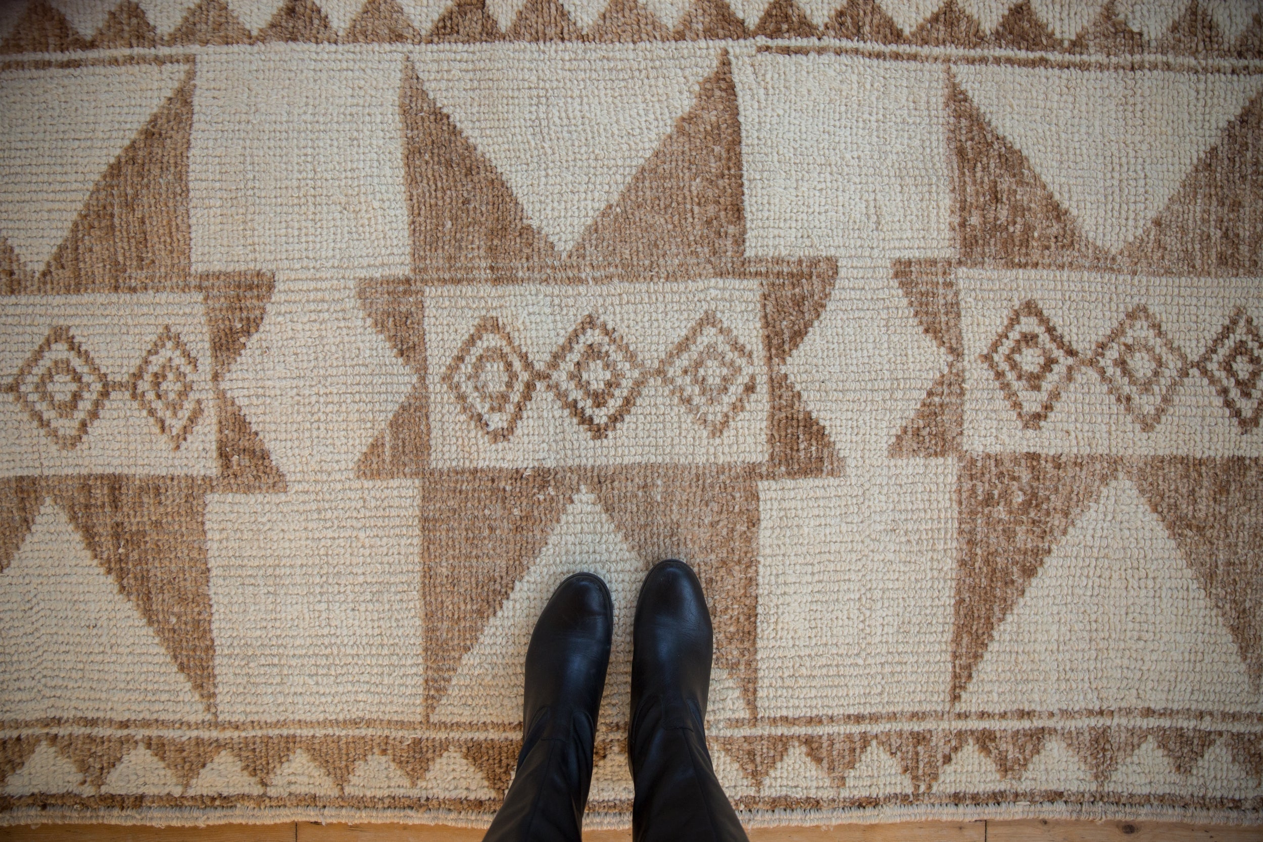3.5x11.5 Vintage Distressed Kurd Rug Runner