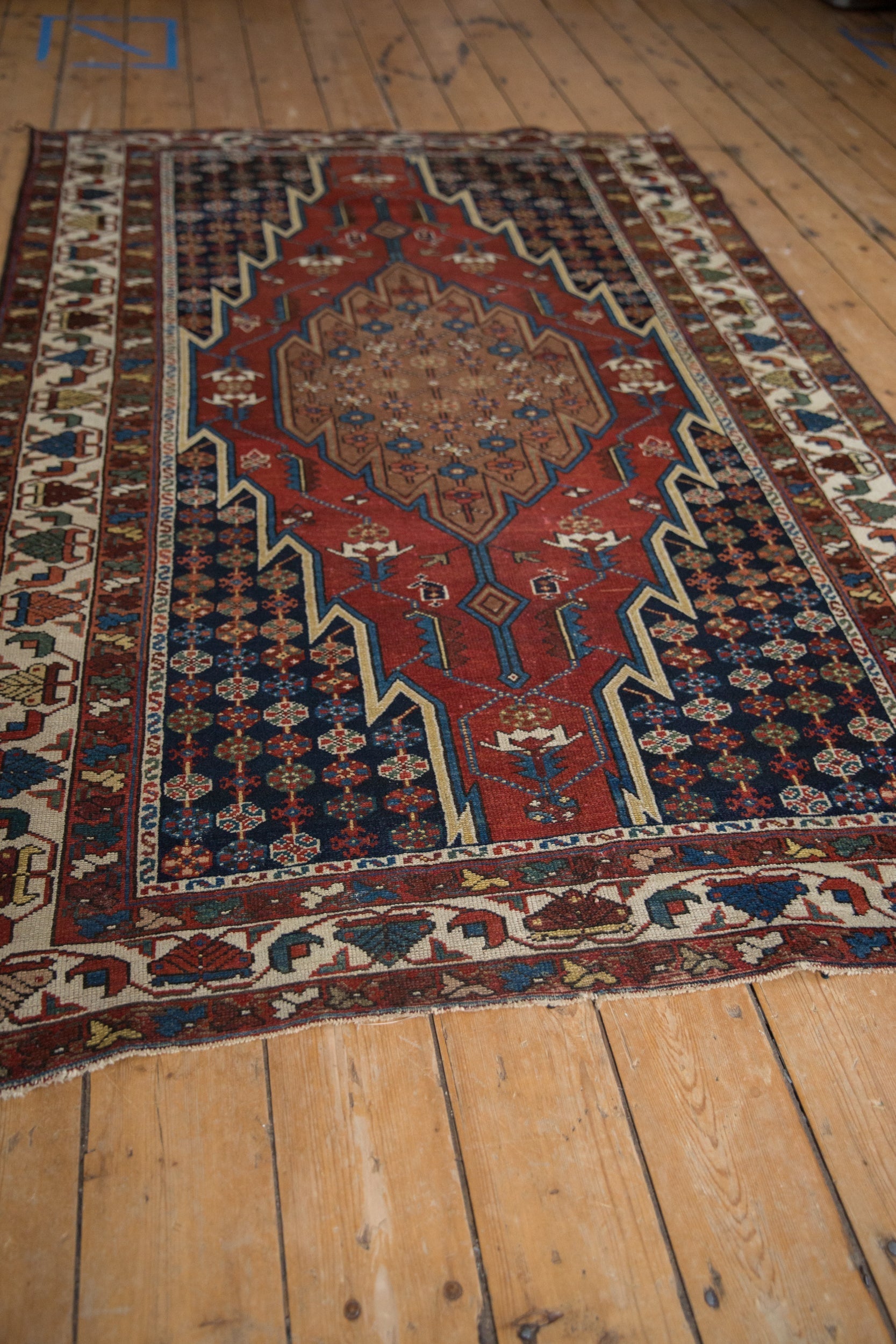4x6.5 Vintage Fine Hamadan Rug