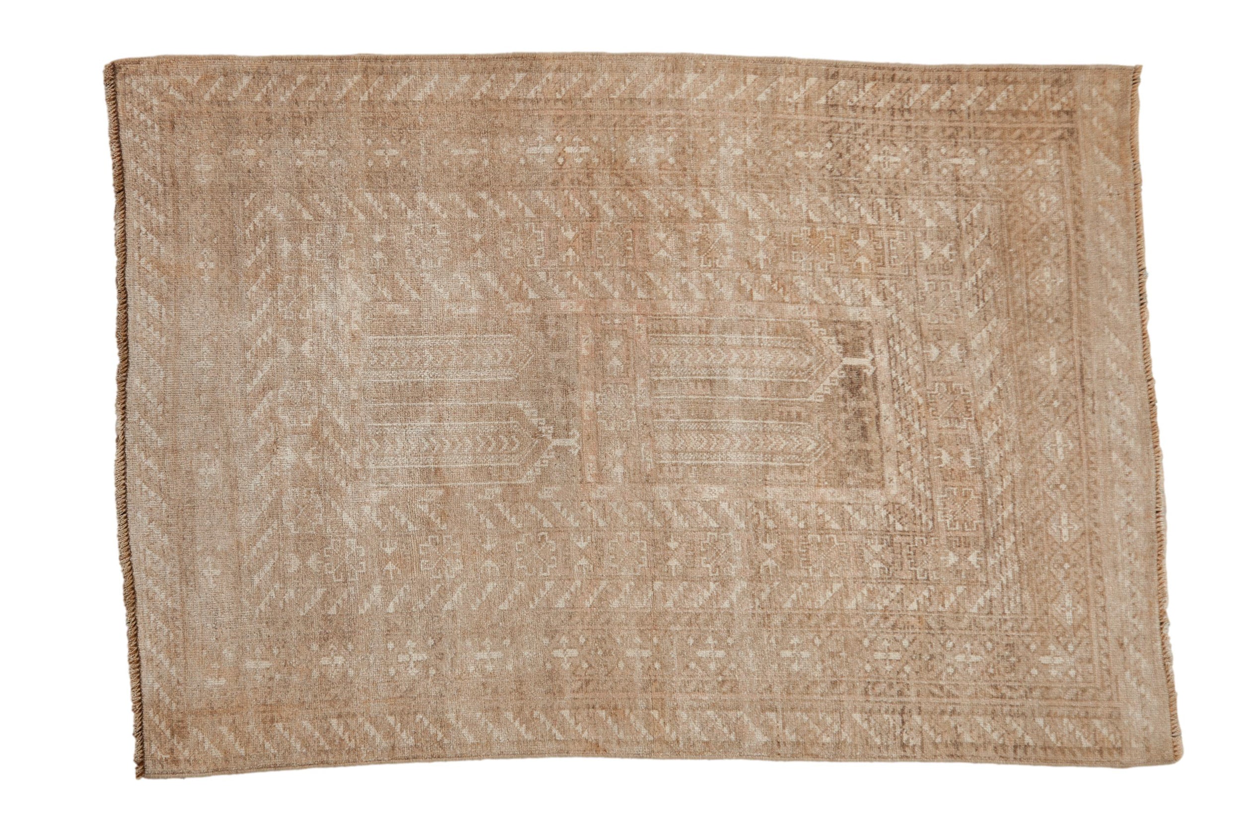 3x4.5 Vintage Distressed Turkmen Rug