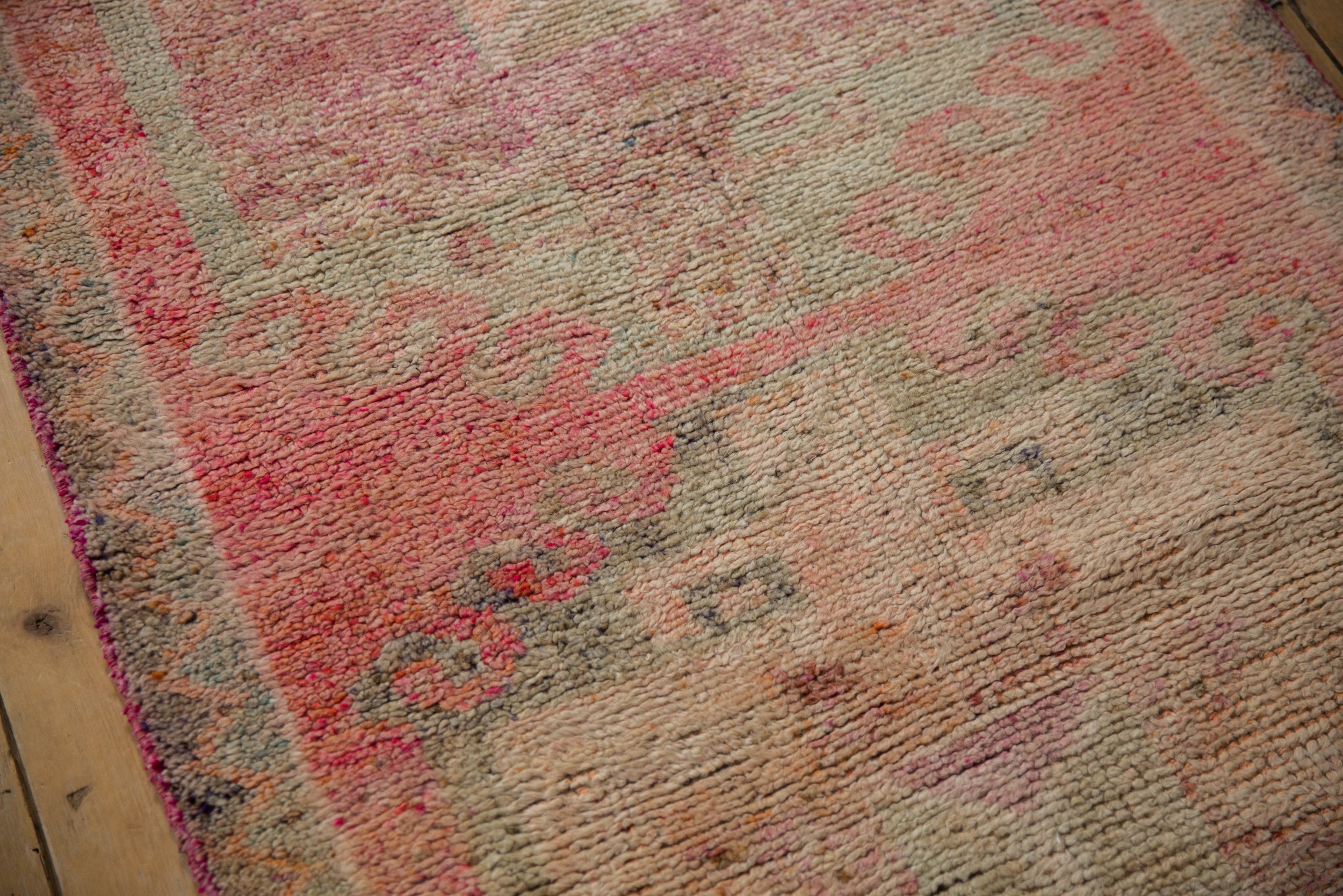 3.5x10.5 Vintage Distressed Kurd Rug Runner