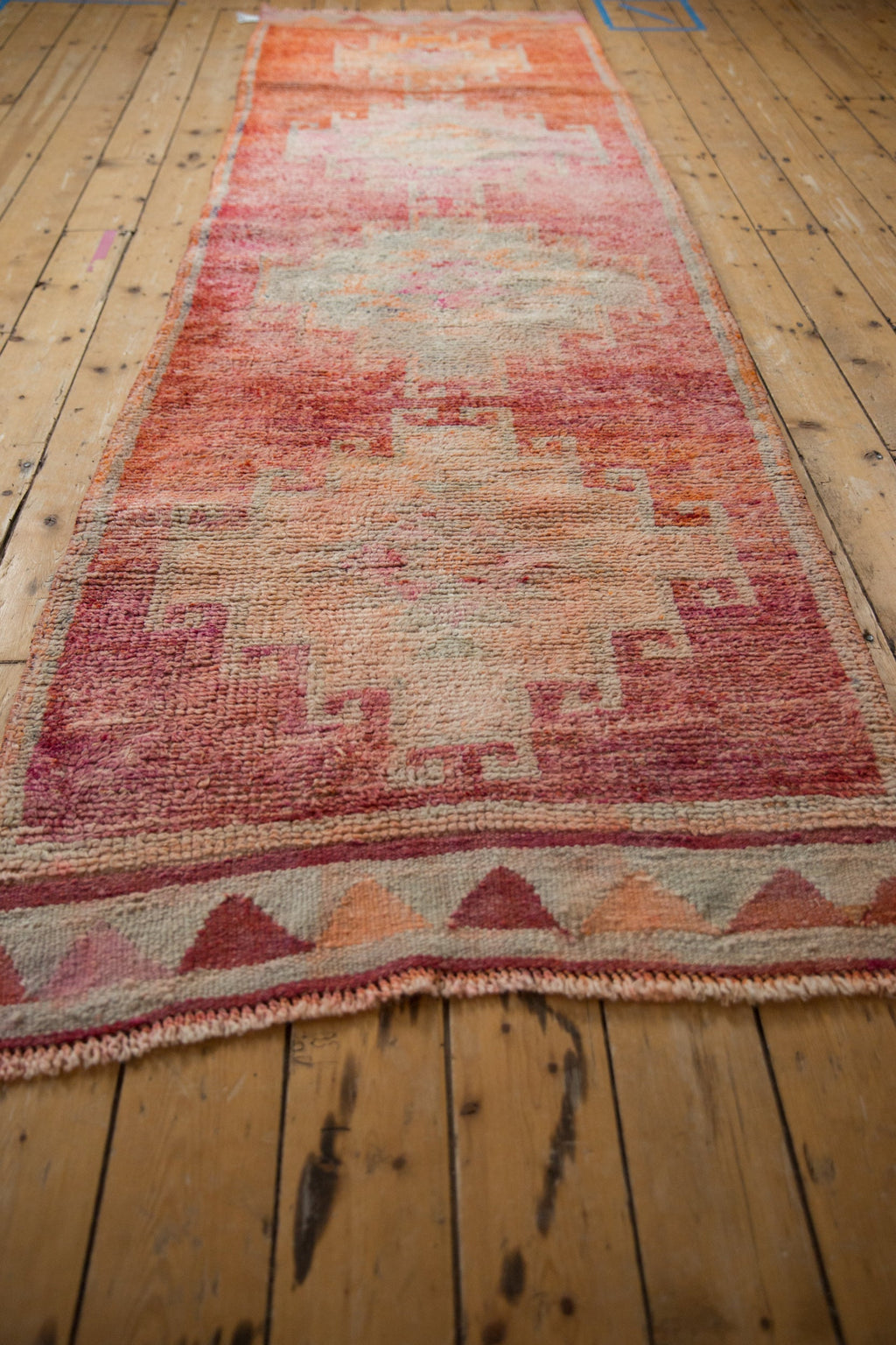 3x11 Vintage Distressed Kurd Rug Runner