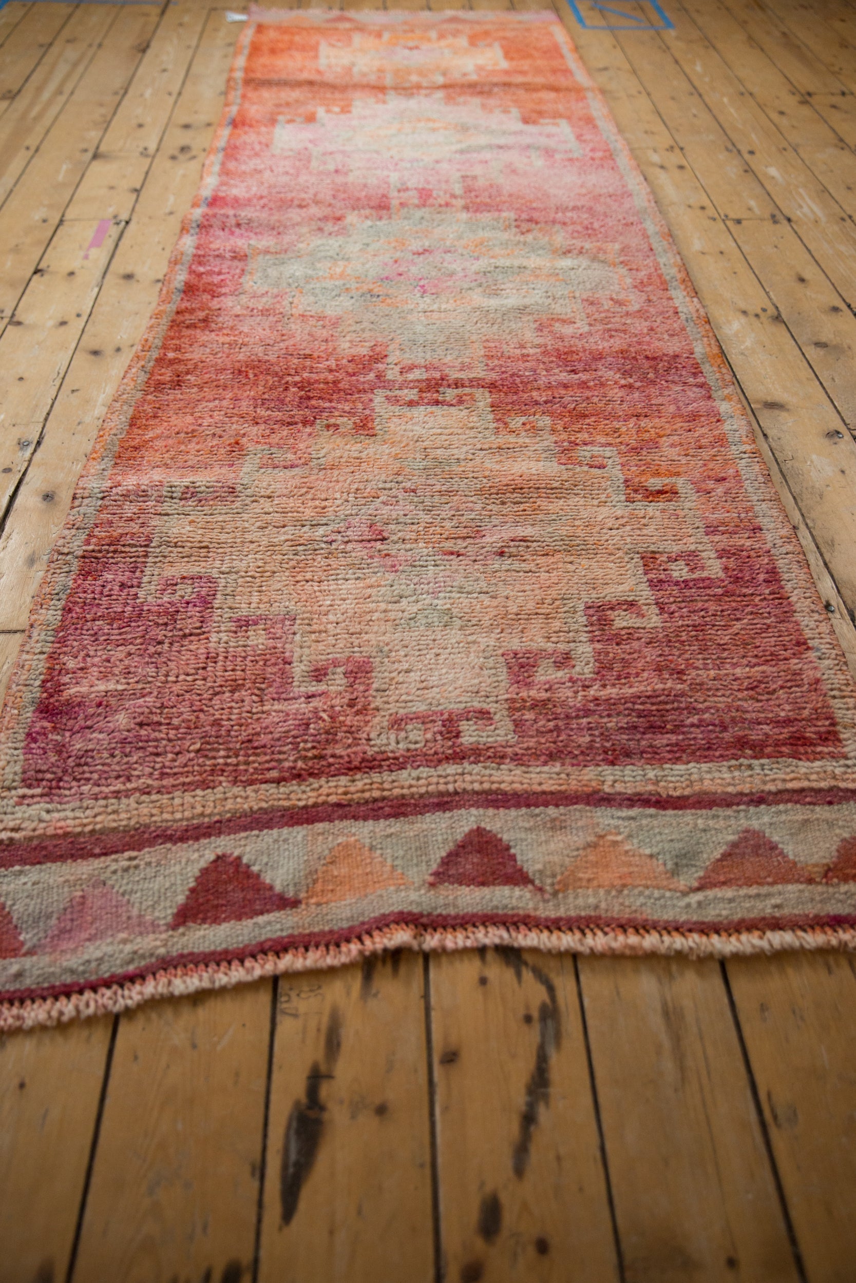 3x11 Vintage Distressed Kurd Rug Runner