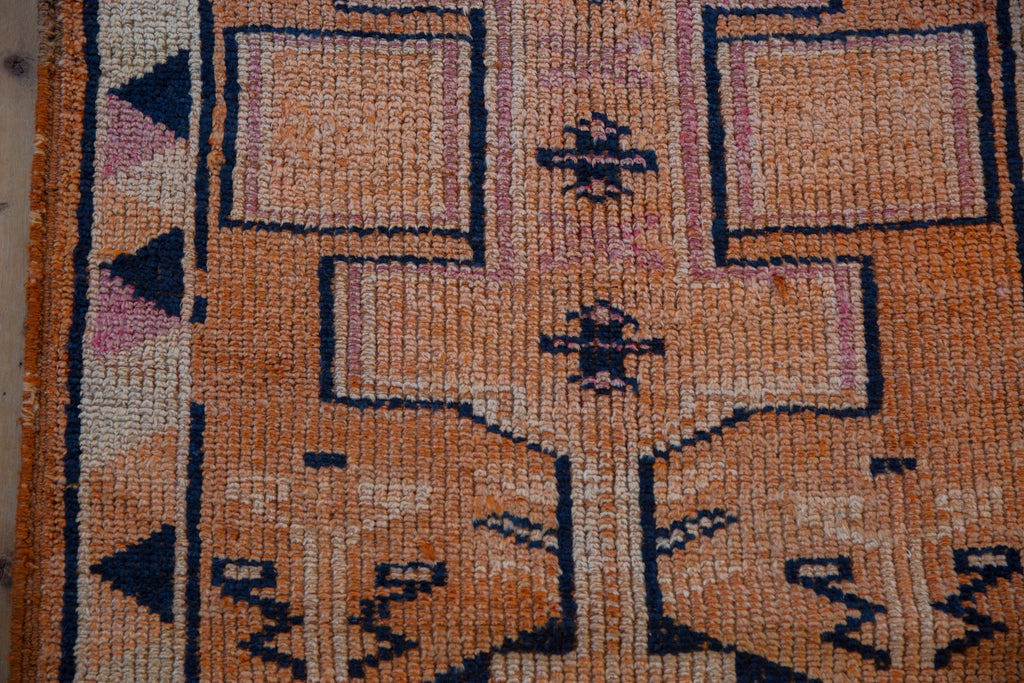 3x12 Vintage Distressed Kurd Rug Runner