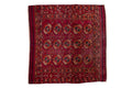 3.5x4 Vintage Turkmen Square Rug