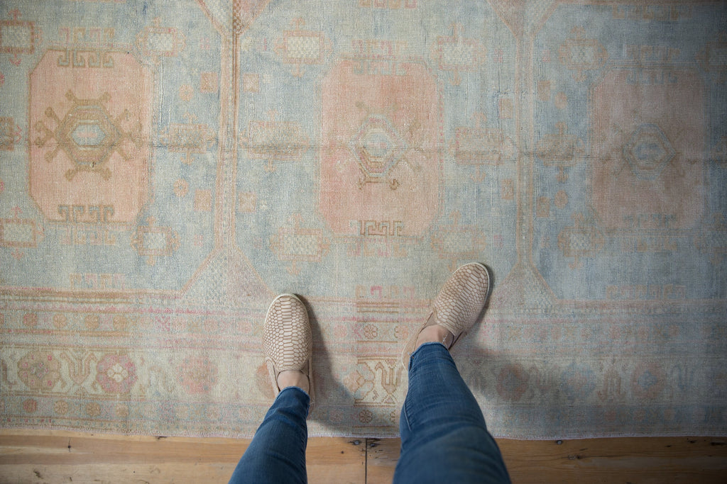 4x8 Vintage Distressed Oushak Rug Runner