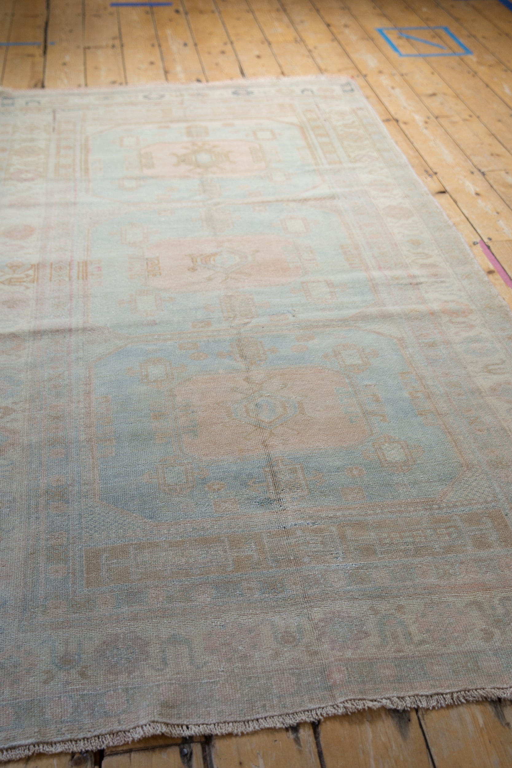 4x8 Vintage Distressed Oushak Rug Runner