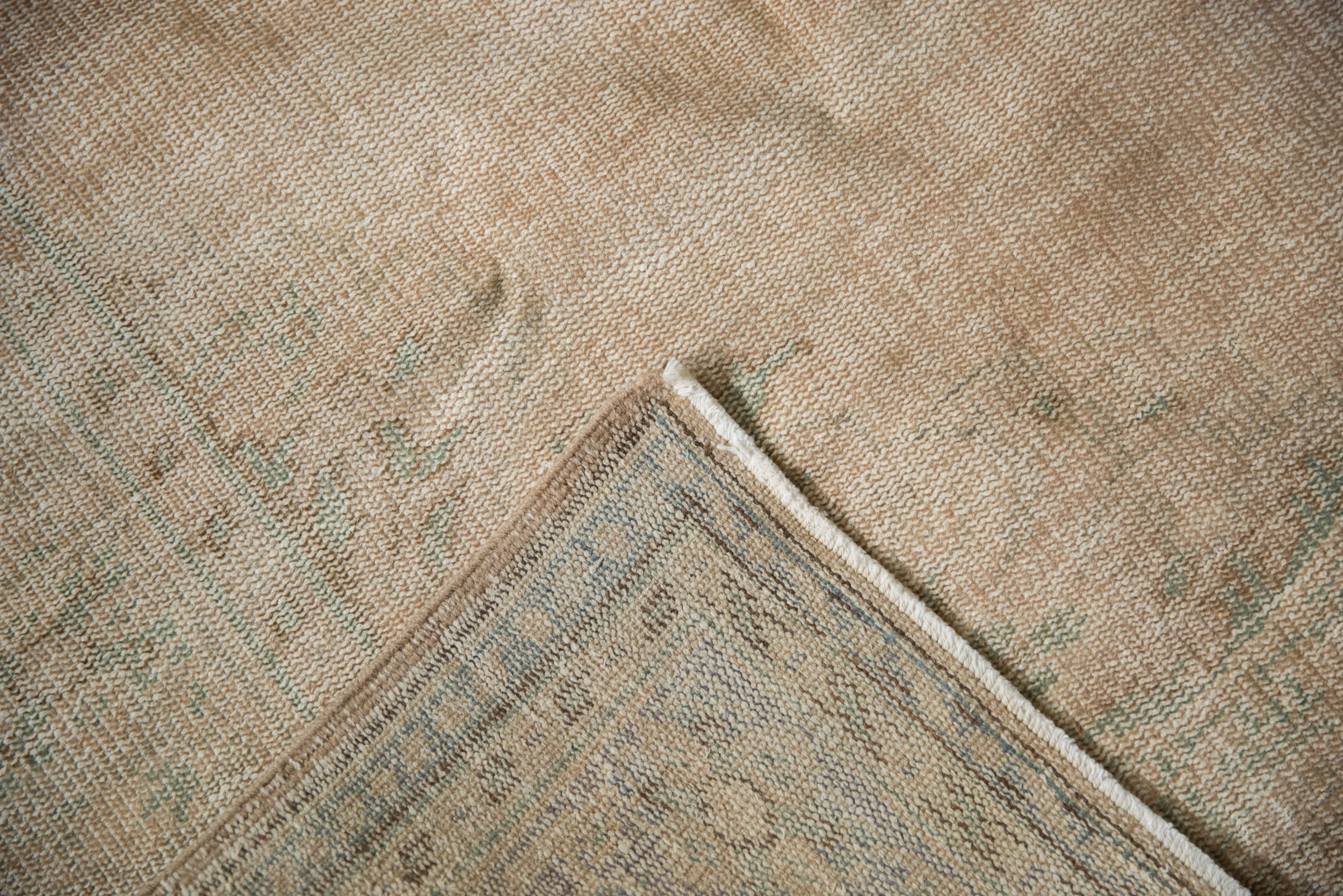 7x9.5 Vintage Distressed Oushak Carpet