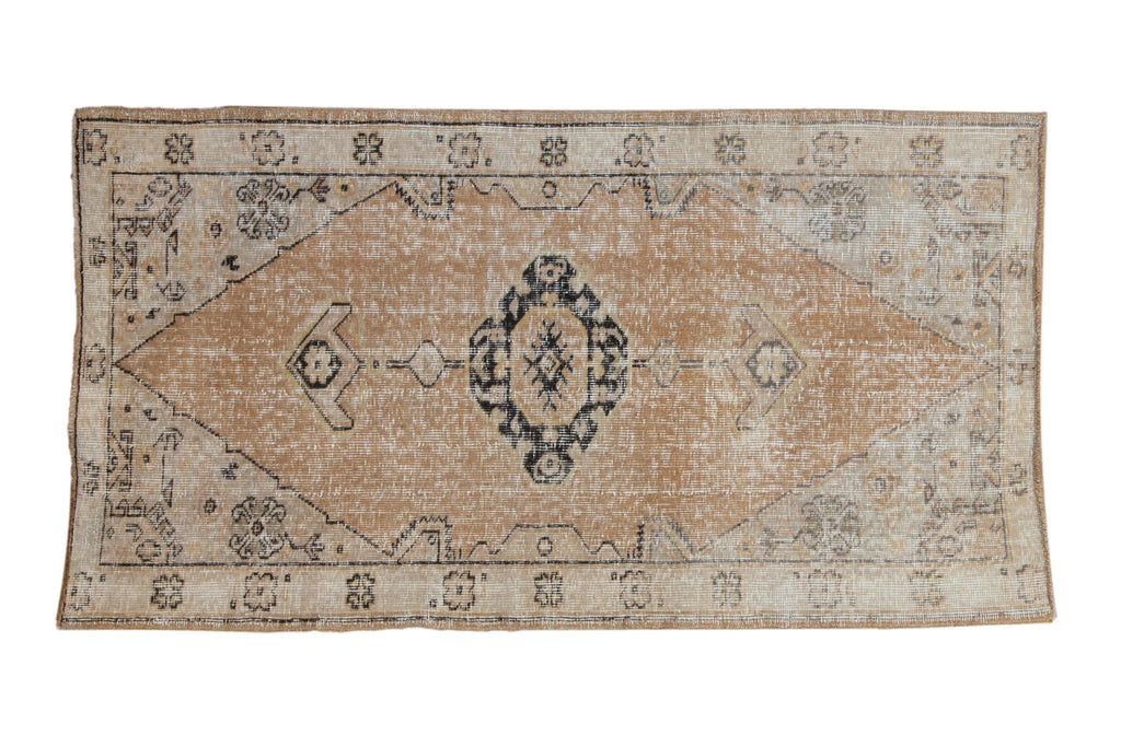 2.5x5 Vintage Distressed Oushak Rug Runner