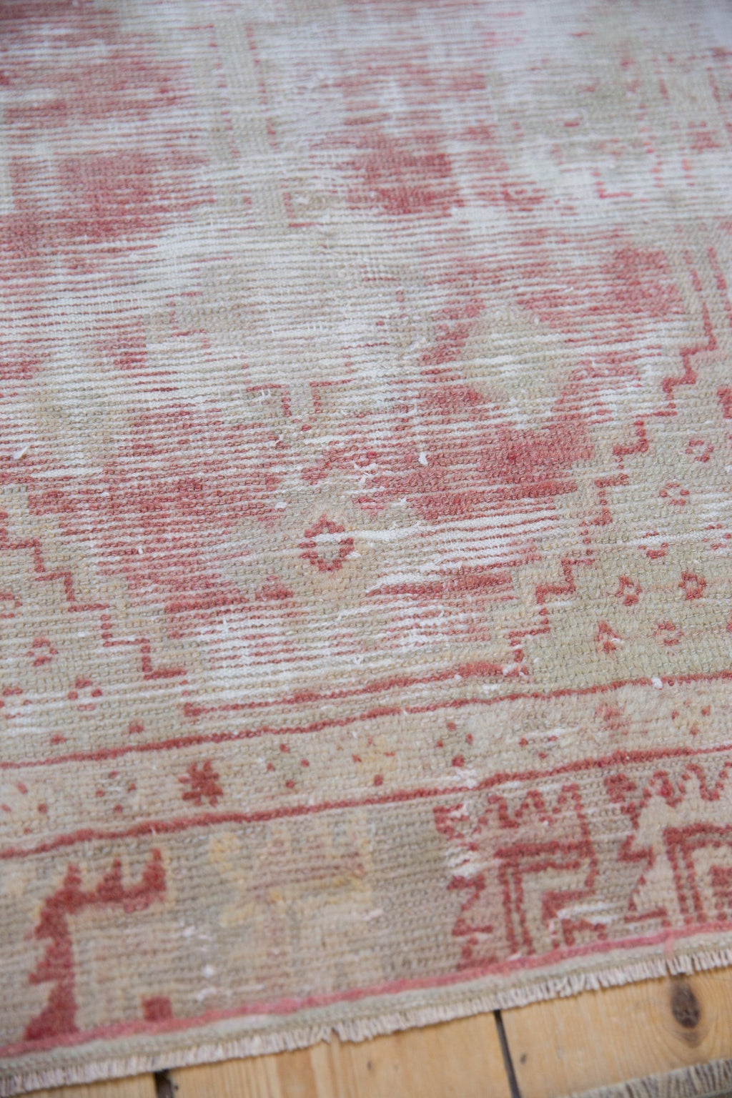 2.5x5 Vintage Distressed Oushak Rug Runner