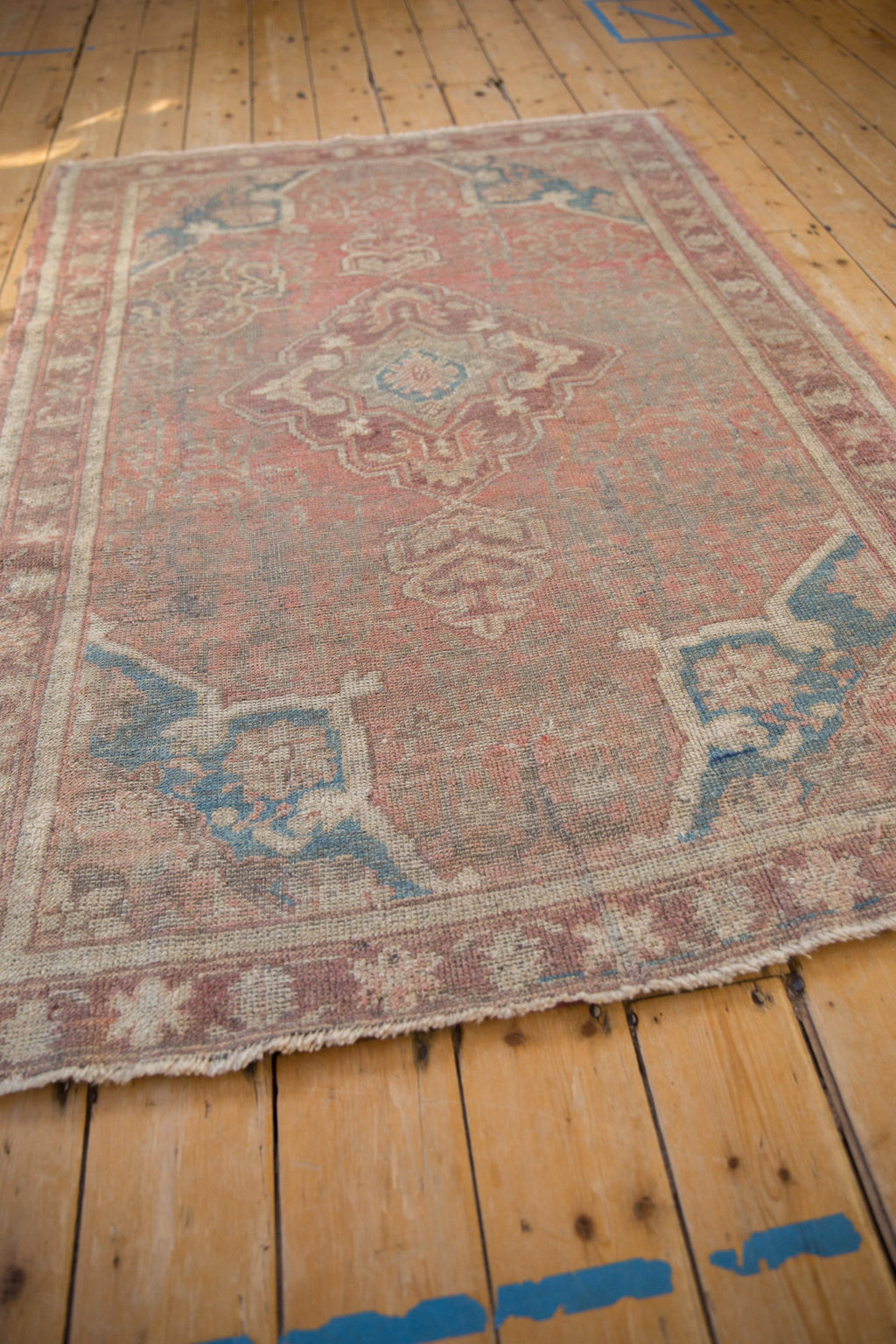 4x6 Vintage Distressed Anatolian Rug