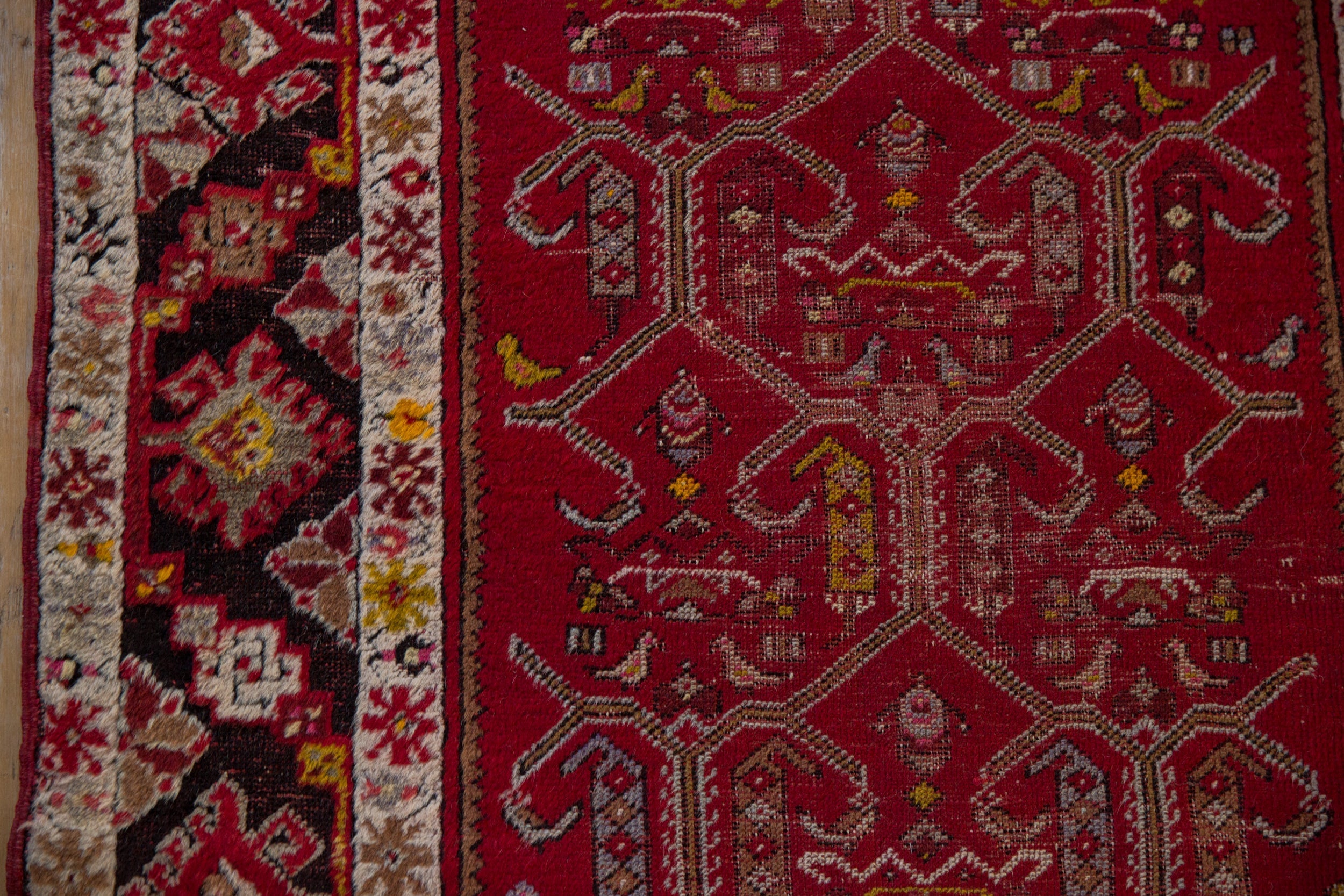 3.5x13 Vintage Anatolian Rug Runner