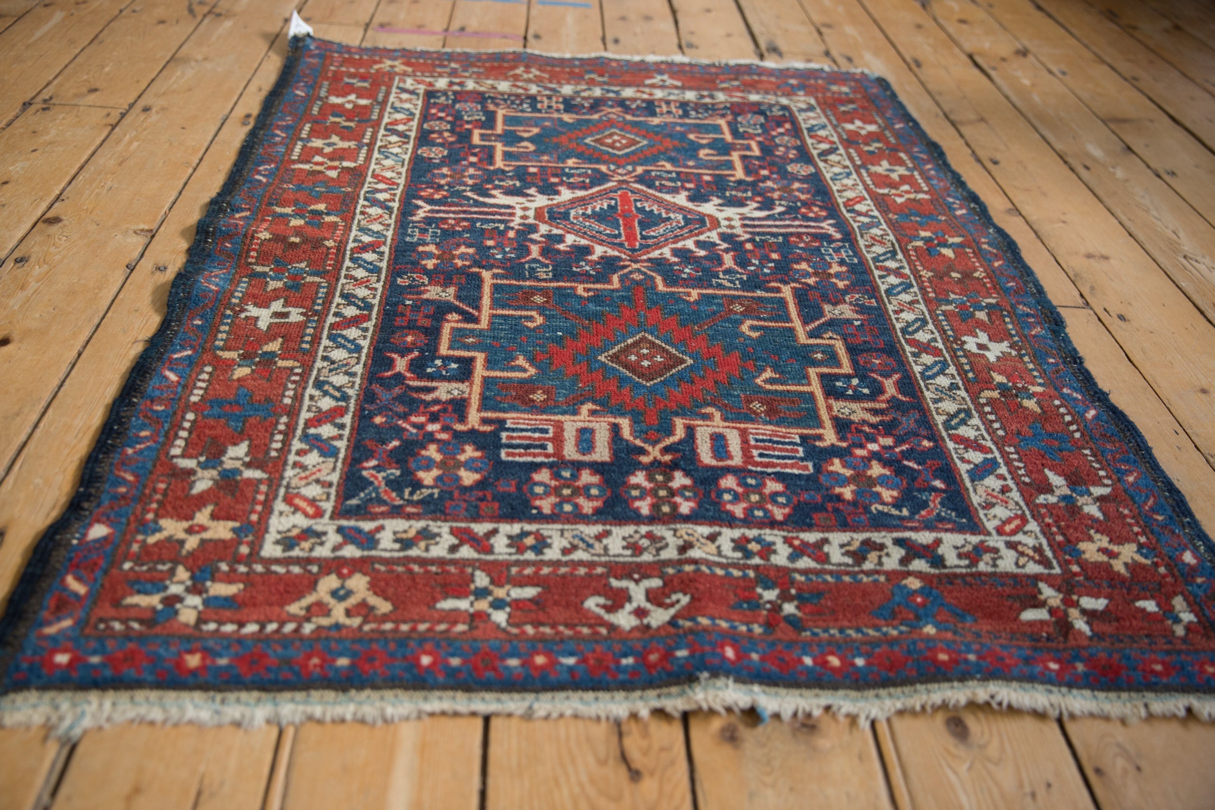3.5x4.5 Vintage Karaja Square Rug
