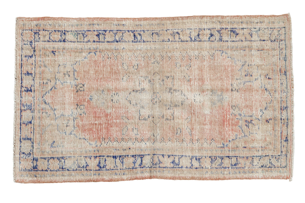 2.5x4.5 Vintage Distressed Oushak Rug