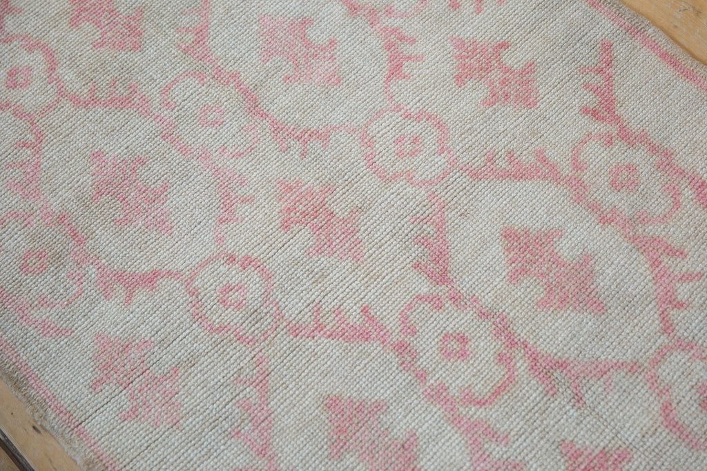 2.5x6.5 Vintage Distressed Oushak Rug Runner