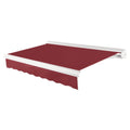 [10x08FT] Awntech Key West Premium Electric Outdoor Motorized Retractable Awning [FCL10/FCR10-SBY] (SAK62183)