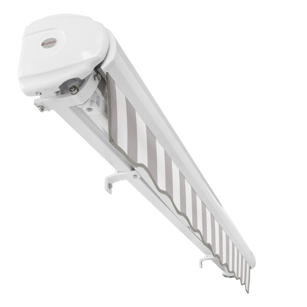 [10x10FT] Awntech Key West Premium Manual Outdoor Retractable Awning [FCM10-SBY] (SAK57132)