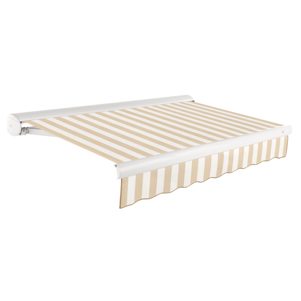 [10x10FT] Awntech Key West Premium Manual Outdoor Retractable Awning [FCM10-SBY] (SAK57132)
