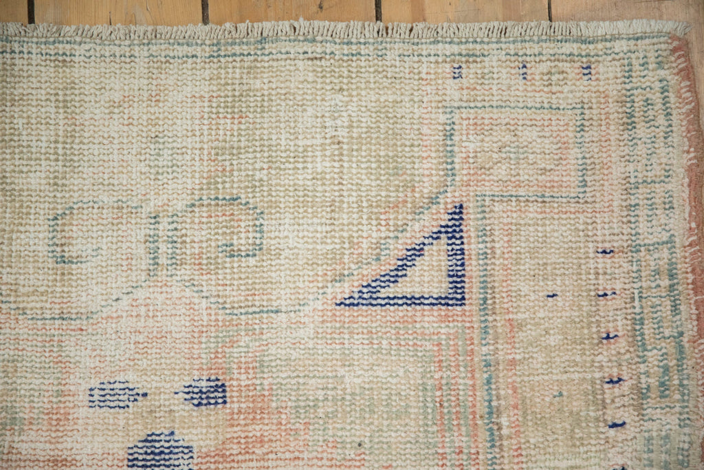 3x4.5 Vintage Distressed Oushak Rug