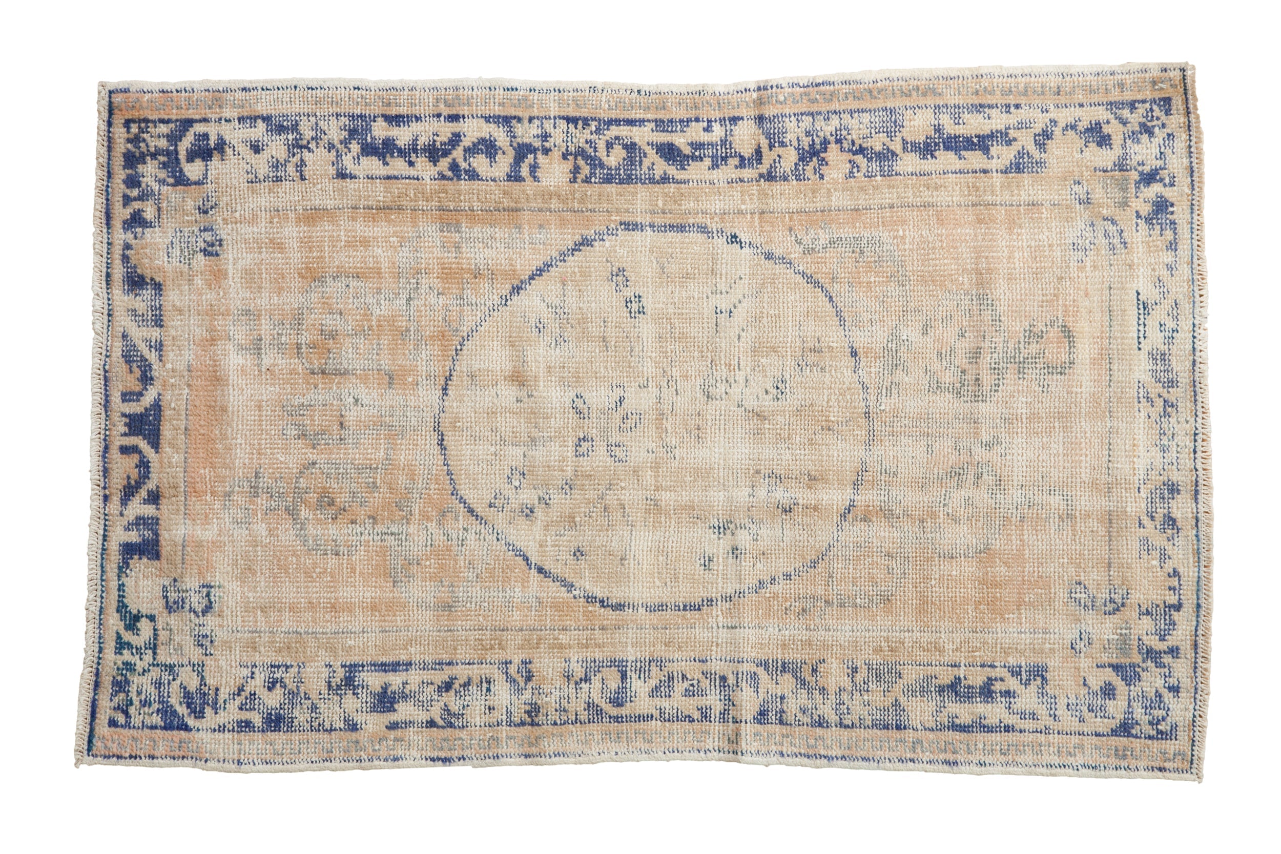 3x4.5 Vintage Distressed Oushak Rug