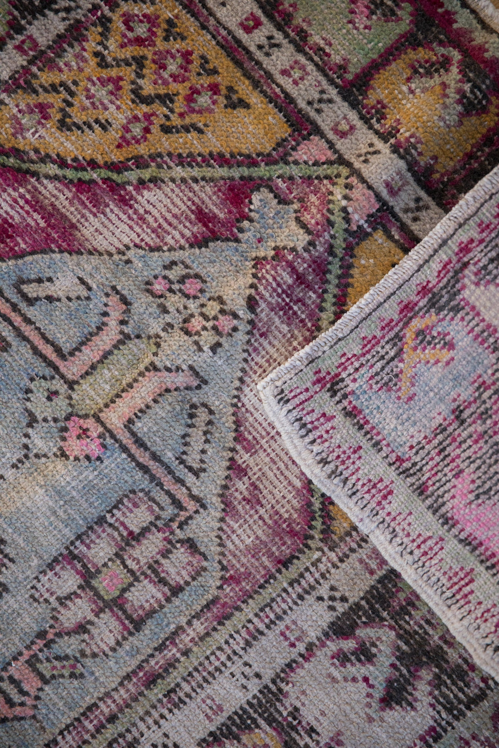 2.5x4 Vintage Distressed Oushak Rug