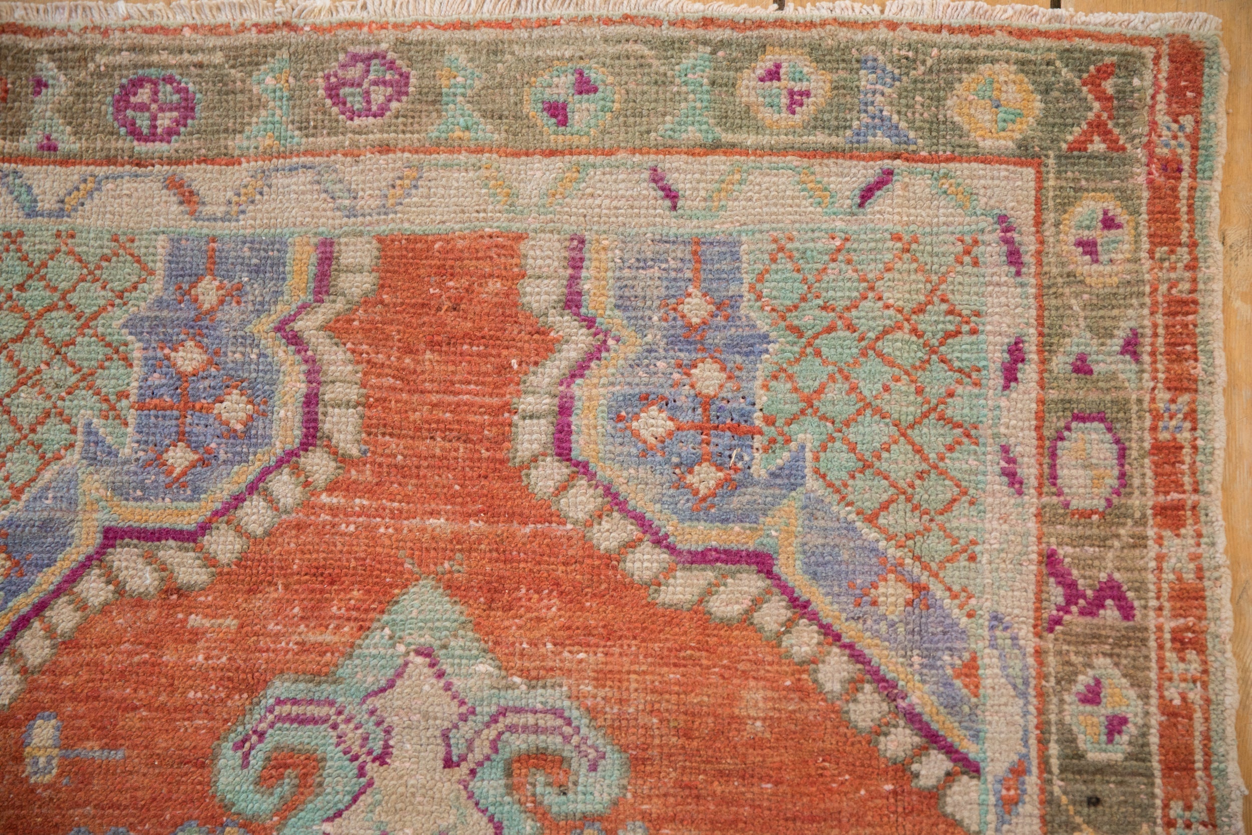 2.5x5 Vintage Distressed Oushak Rug Runner