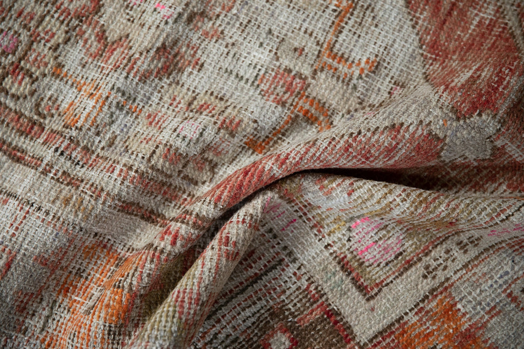 2.5x4 Vintage Distressed Oushak Rug