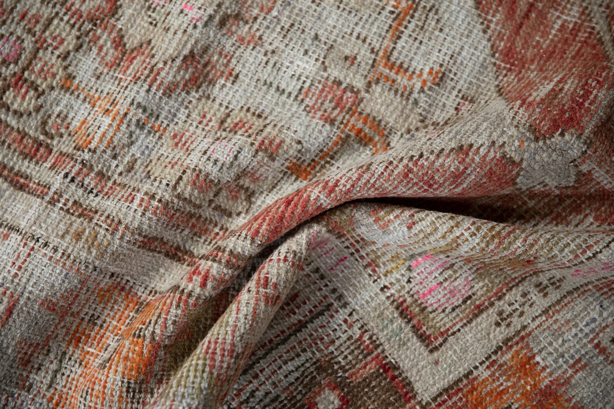 2.5x4 Vintage Distressed Oushak Rug