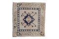 2x2 Vintage Distressed Oushak Square Rug Mat