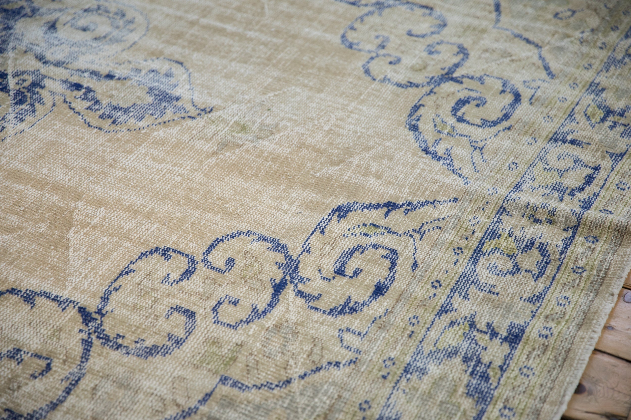 7x10 Vintage Distressed Oushak Carpet