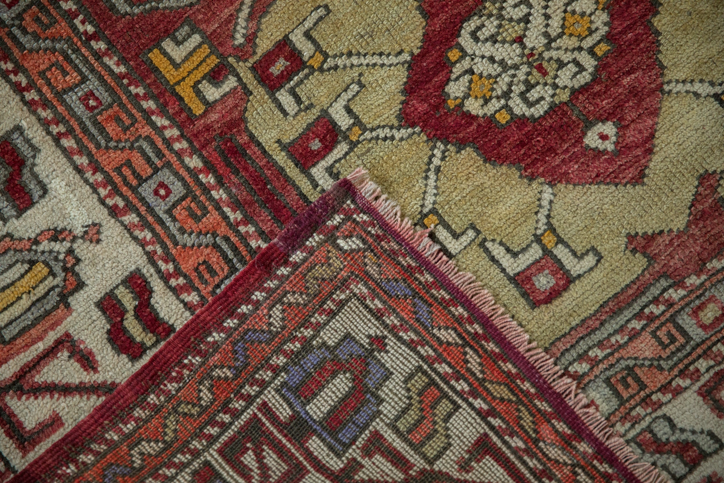 5.5x6.5 Vintage Oushak Carpet