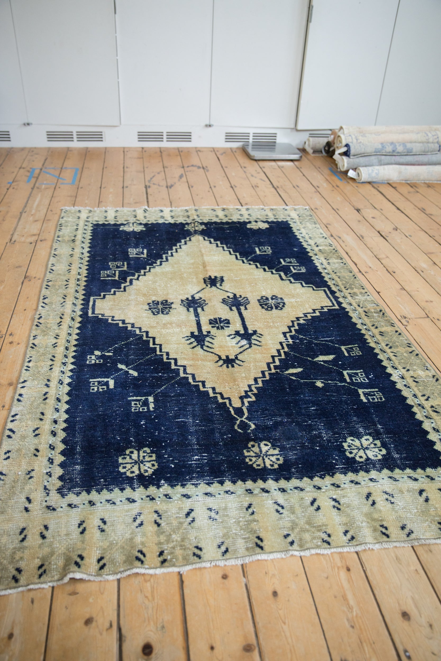 4.5x7.5 Vintage Distressed Oushak Rug