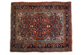 3x4 Vintage Fine Heriz Square Rug
