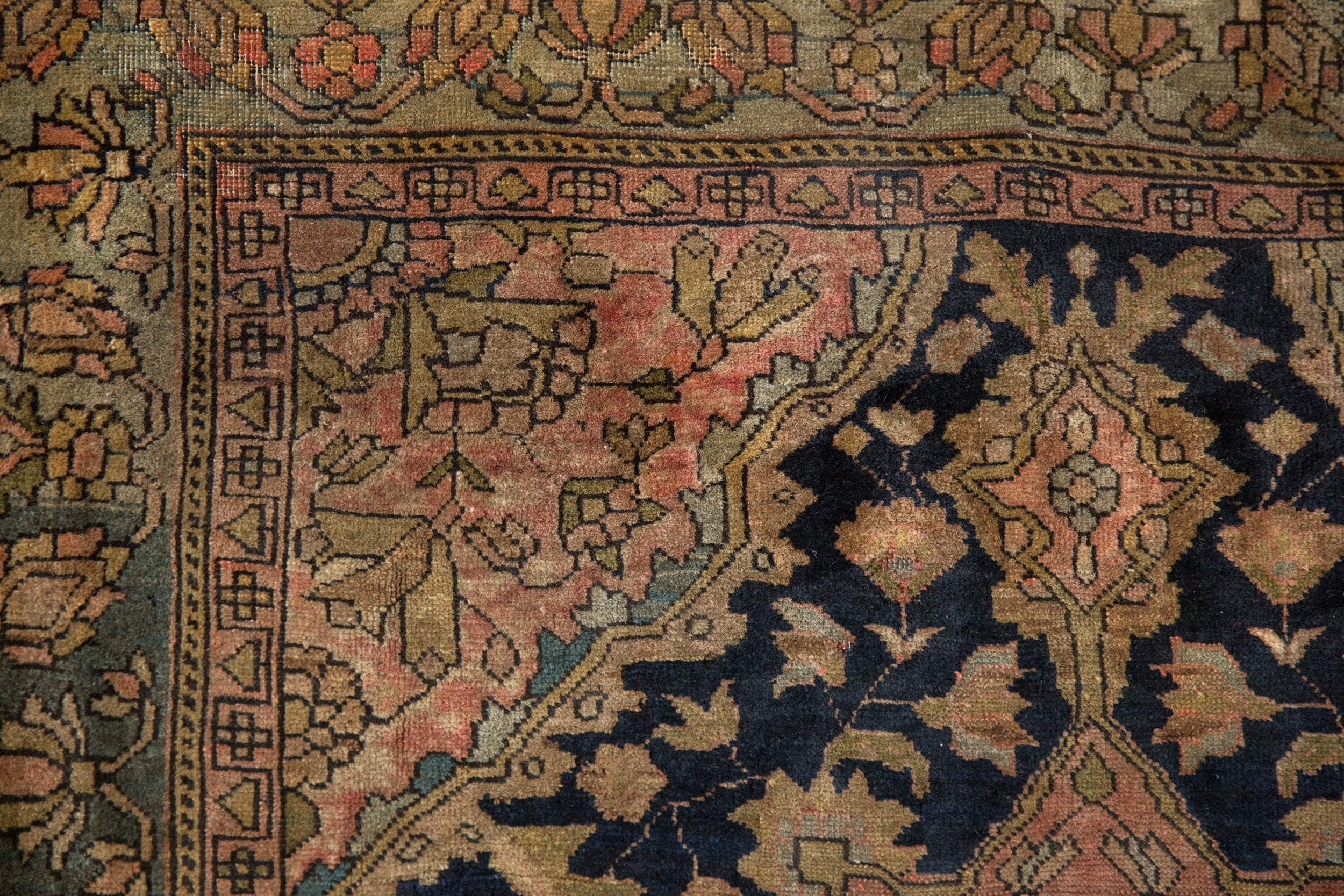 3x5 Antique Fine Malayer Rug