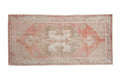 2.5x5.5 Vintage Distressed Oushak Rug Runner